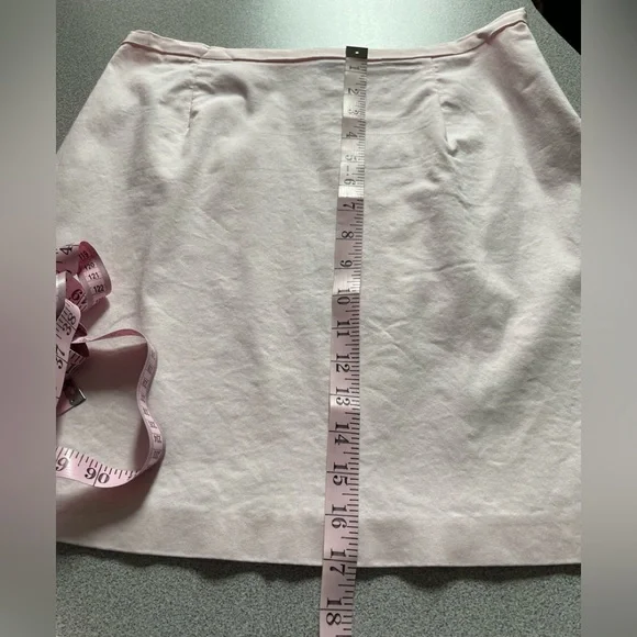 Vintage Smart Set Stretch Light Pink Skirt Size 13 - Picture 11 of 11